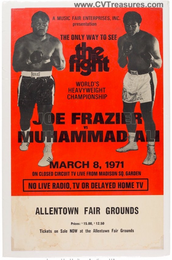 Store Original Vintage Frazier/ Muhammad Ali 1