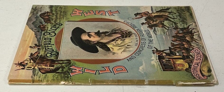 Buffalo Bill Cody Antique Official Wild West Show Program  C