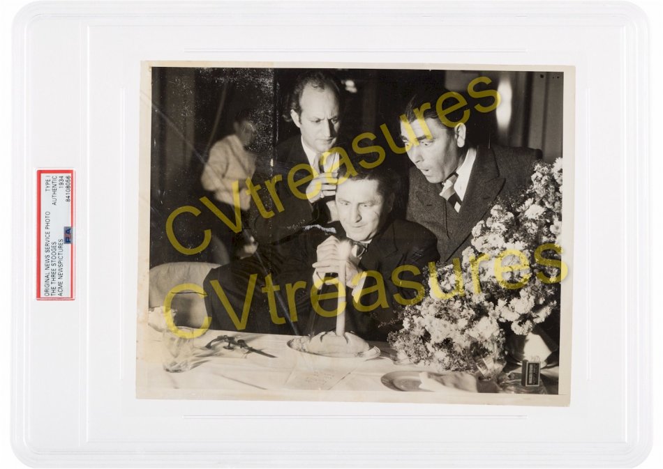 Three Stooges Original Vintage Still Photo Curly's Birthday