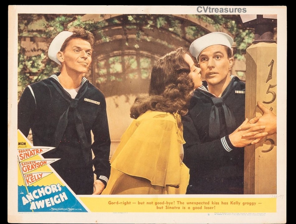 Anchors Aweigh 1945 Frank Sinatra Original Lobby Card 5