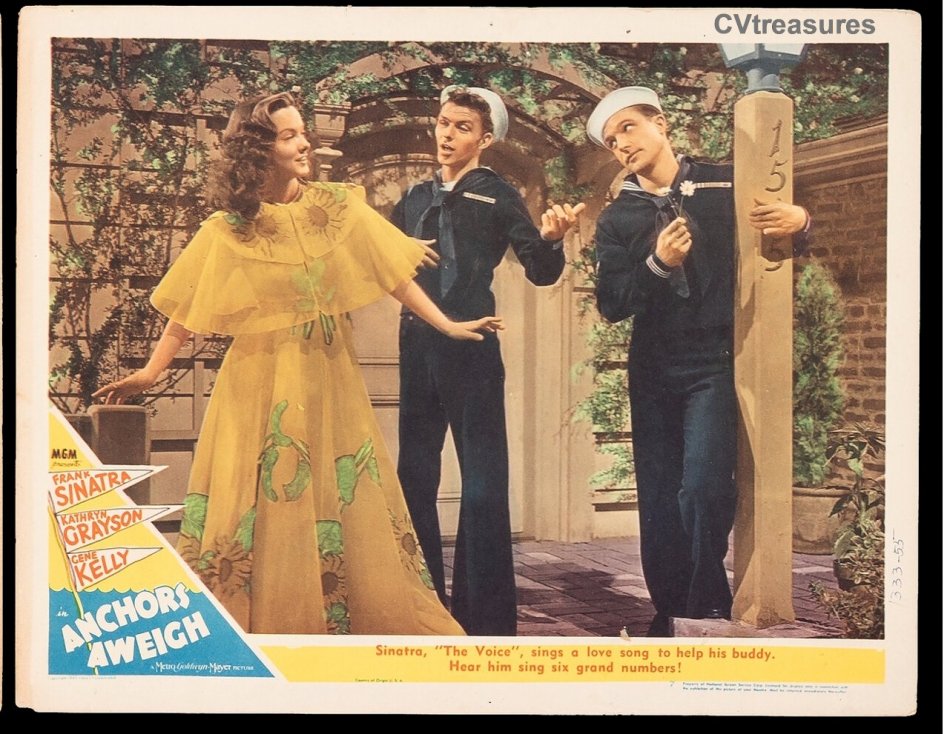 Anchors Aweigh 1945 Frank Sinatra Original Lobby Card 7