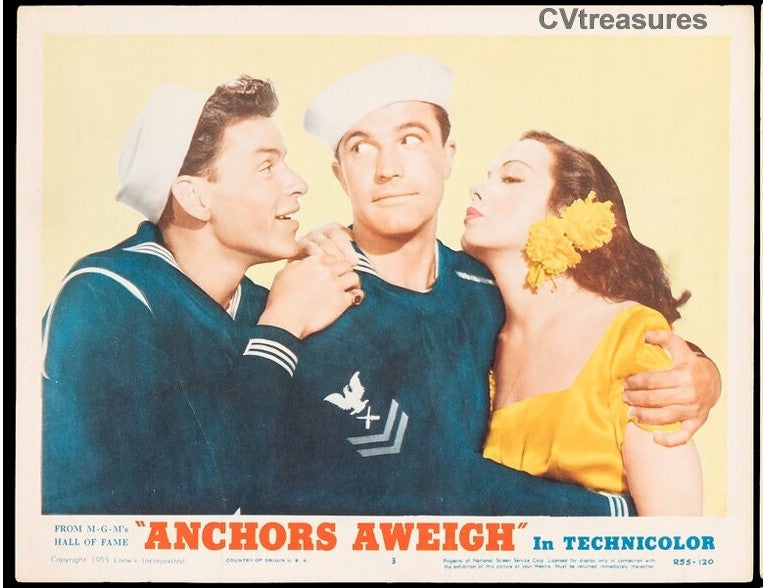 Anchors Aweigh Frank Sinatra Original Lobby Card 55-3