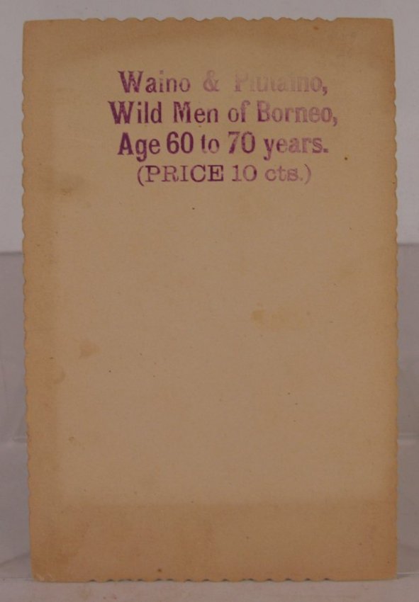 BARNUM & BAILEY CIRCUS SIDESHOW Photo WILD MEN OF BORNEO