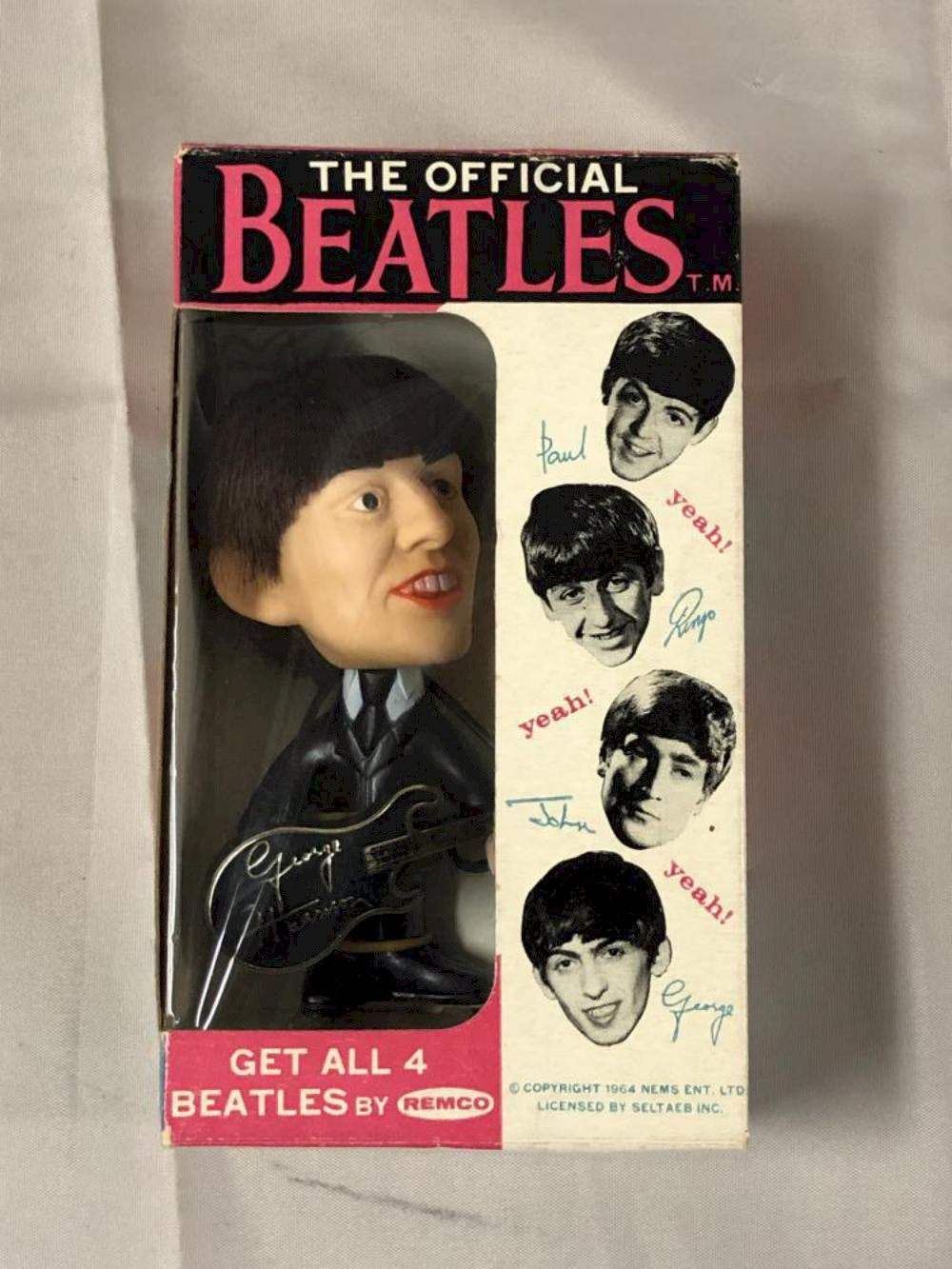 Beatles MEGA RARE Beatles Vintage Remco Set of Dolls Figures 1964 memorabilia collectibles 3