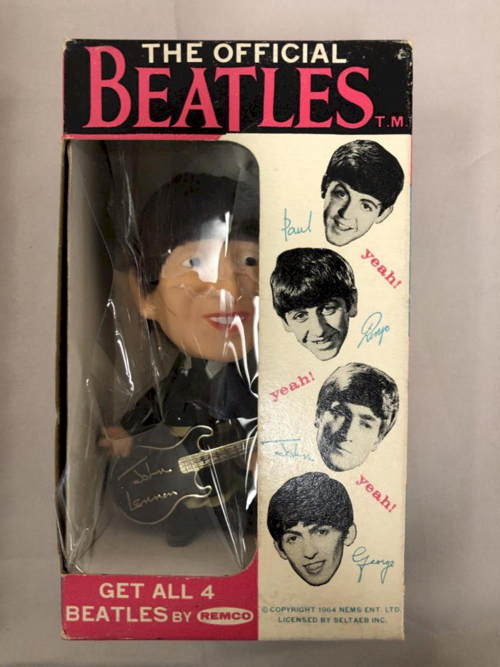 Beatles MEGA RARE Beatles Vintage Remco Set of Dolls Figures 1964 memorabilia collectibles 4