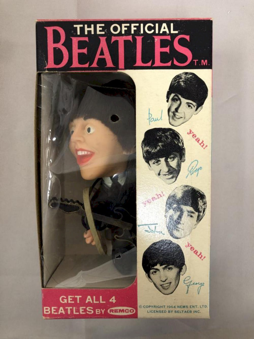 Beatles MEGA RARE Beatles Vintage Remco Set of Dolls Figures 1964 memorabilia collectibles