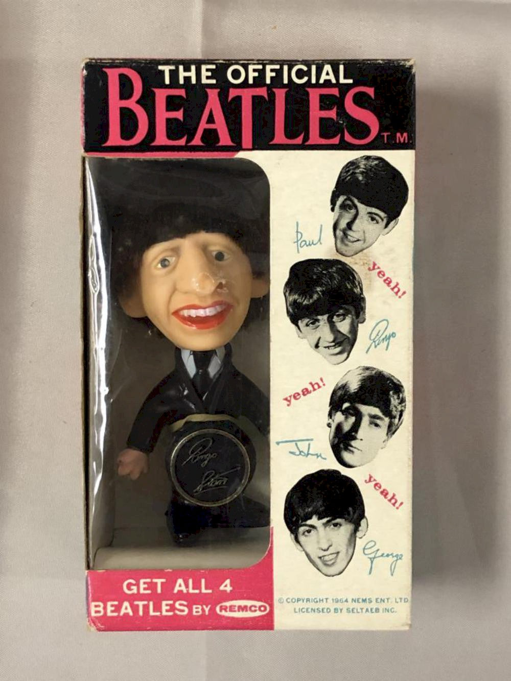 Beatles MEGA RARE Beatles Vintage Remco Set of Dolls Figures 1964 memorabilia collectibles