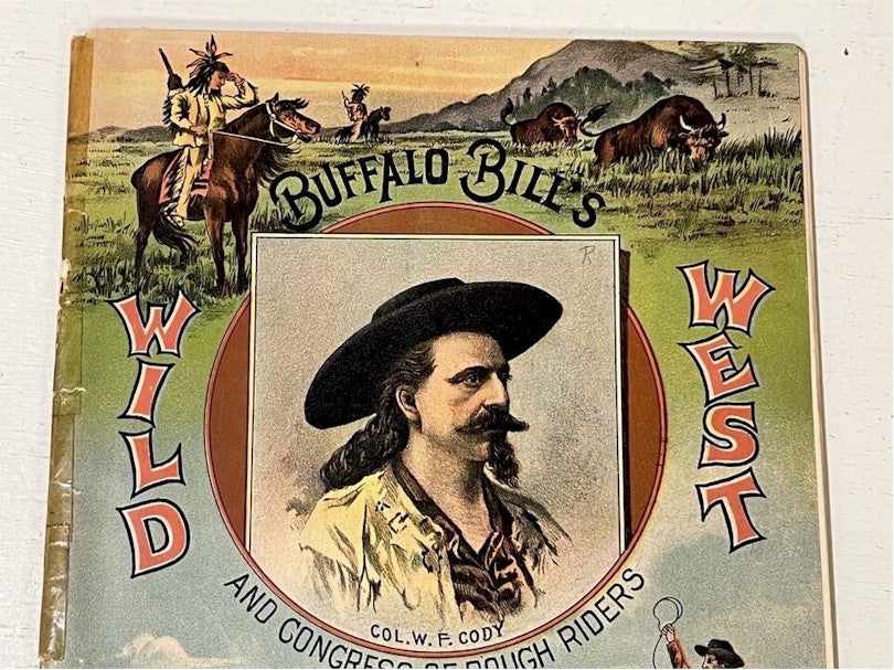 Buffalo Bill Cody Antique Official Wild West Show Program  C