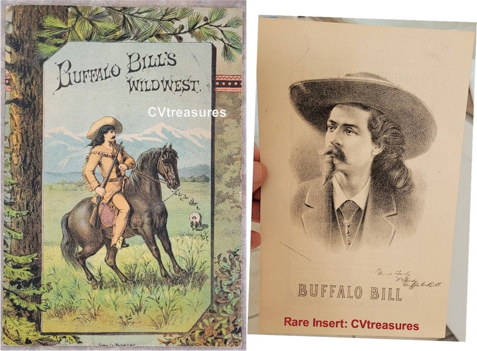 Buffalo Bill Cody Antique Official Wild West Show Program 1884