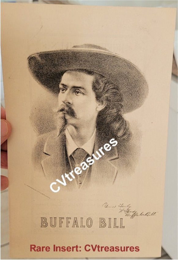 Buffalo Bill Cody Antique Official Wild West Show Program 1884