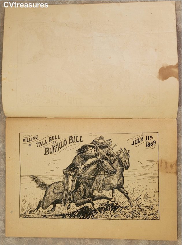 Buffalo Bill Cody Antique Official Wild West Show Program 1884