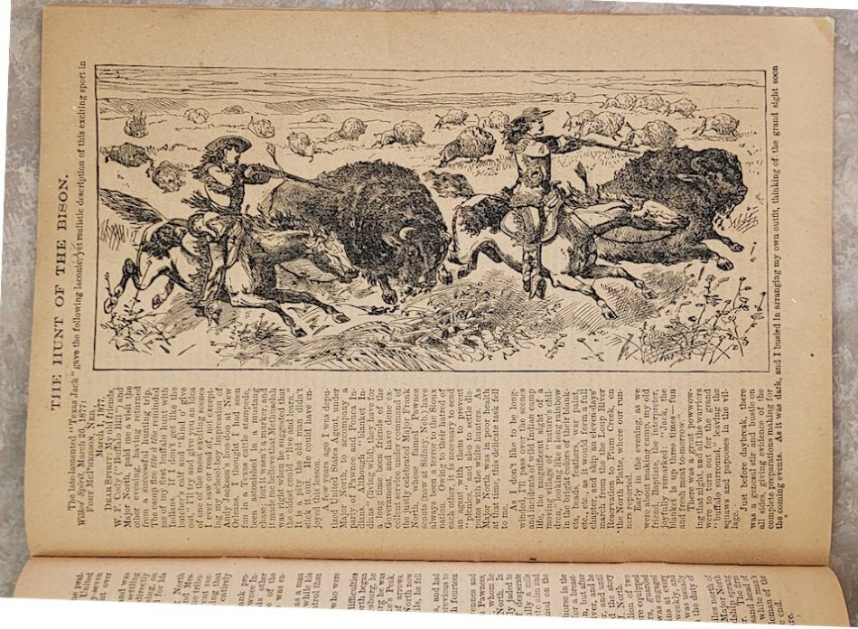 Buffalo Bill Cody Antique Official Wild West Show Program 1884