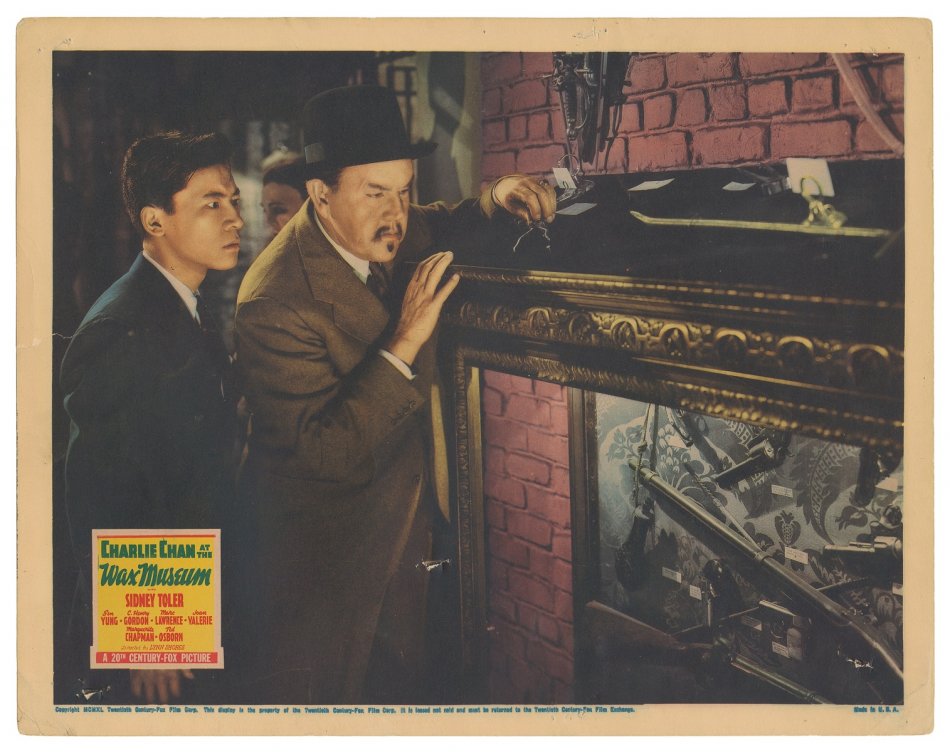 Charlie Chan at the Wax Museum Vintage Movie Theater Poster Lobby Card