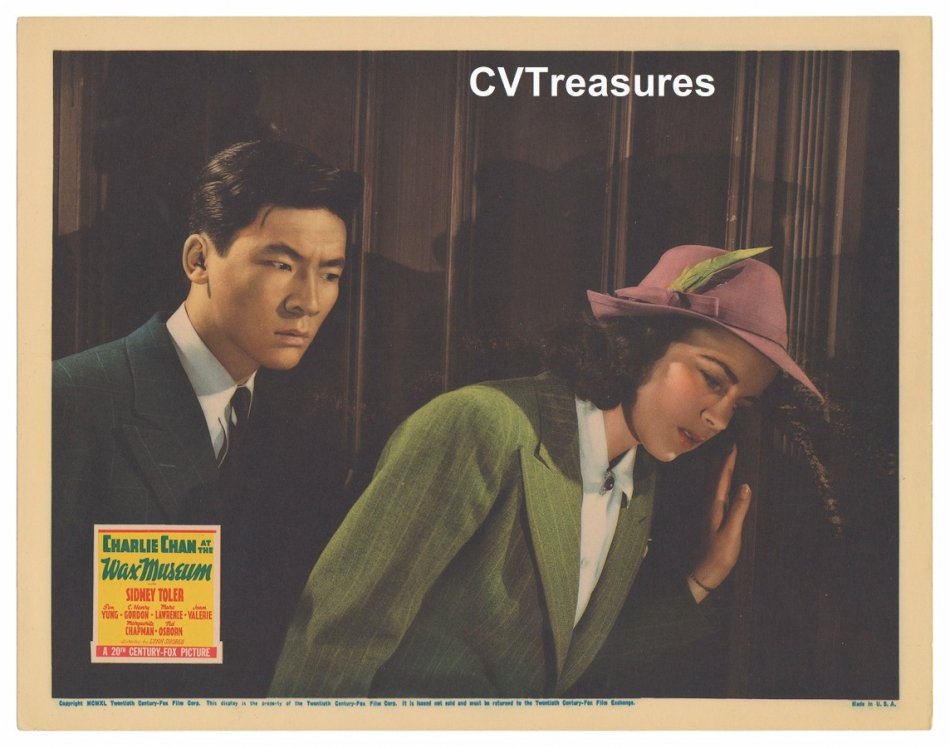 Charlie Chan at the Wax Museum Vintage Movie Theater Poster Lobby Card 4