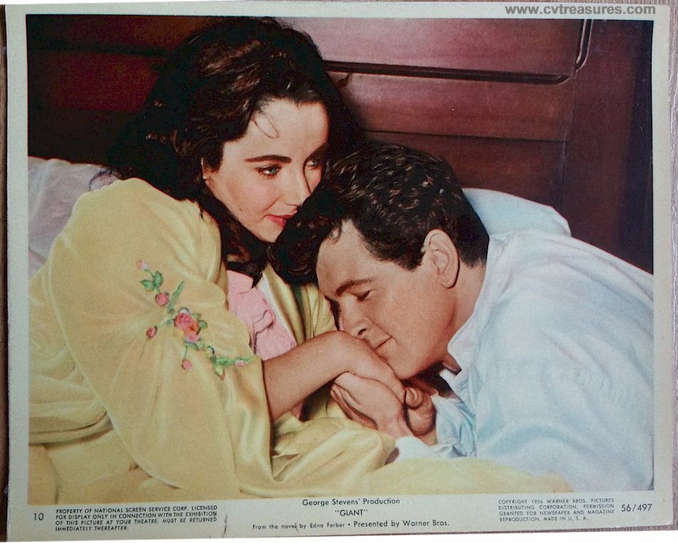 Giant James Dean Elizabeth Taylor Original Vintage Still Photo 6