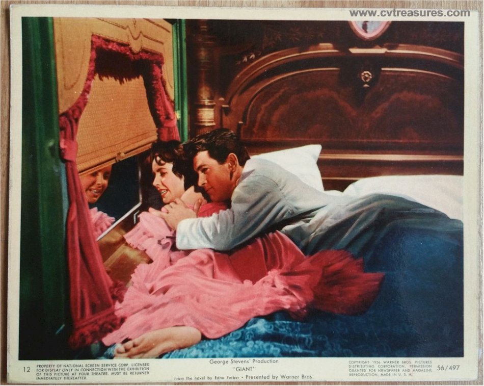 Giant James Dean Elizabeth Taylor Original Vintage Still Photo 6