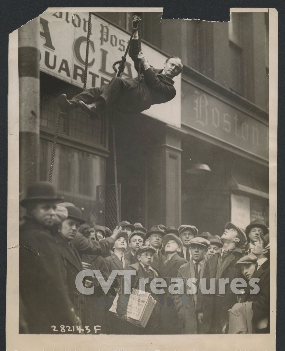 Harry Houdini Rare Stunning Historical Photograph Boston 1921 TYPE 1 Photo