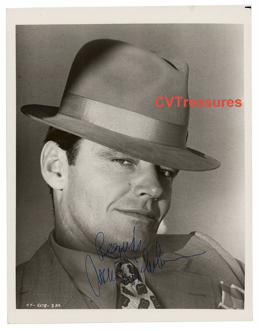 Jack Nicholson Authentic Autographed Signed Photo Beckett Chinatown Vintage