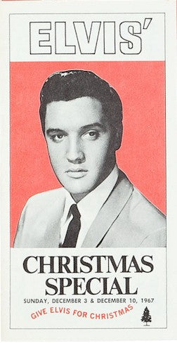 Elvis Presley Christmas Special Vintage Promotional Program Booklet '67