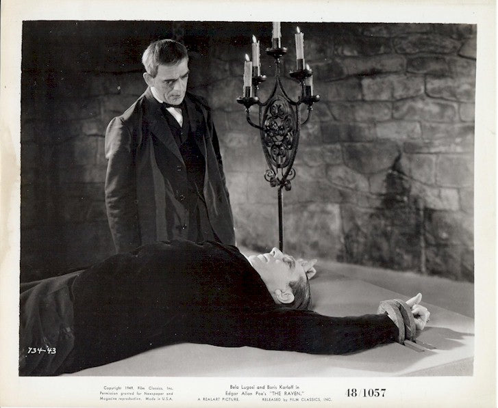 Raven Original Vintage Photos Stills Karloff-Lugosi  #3