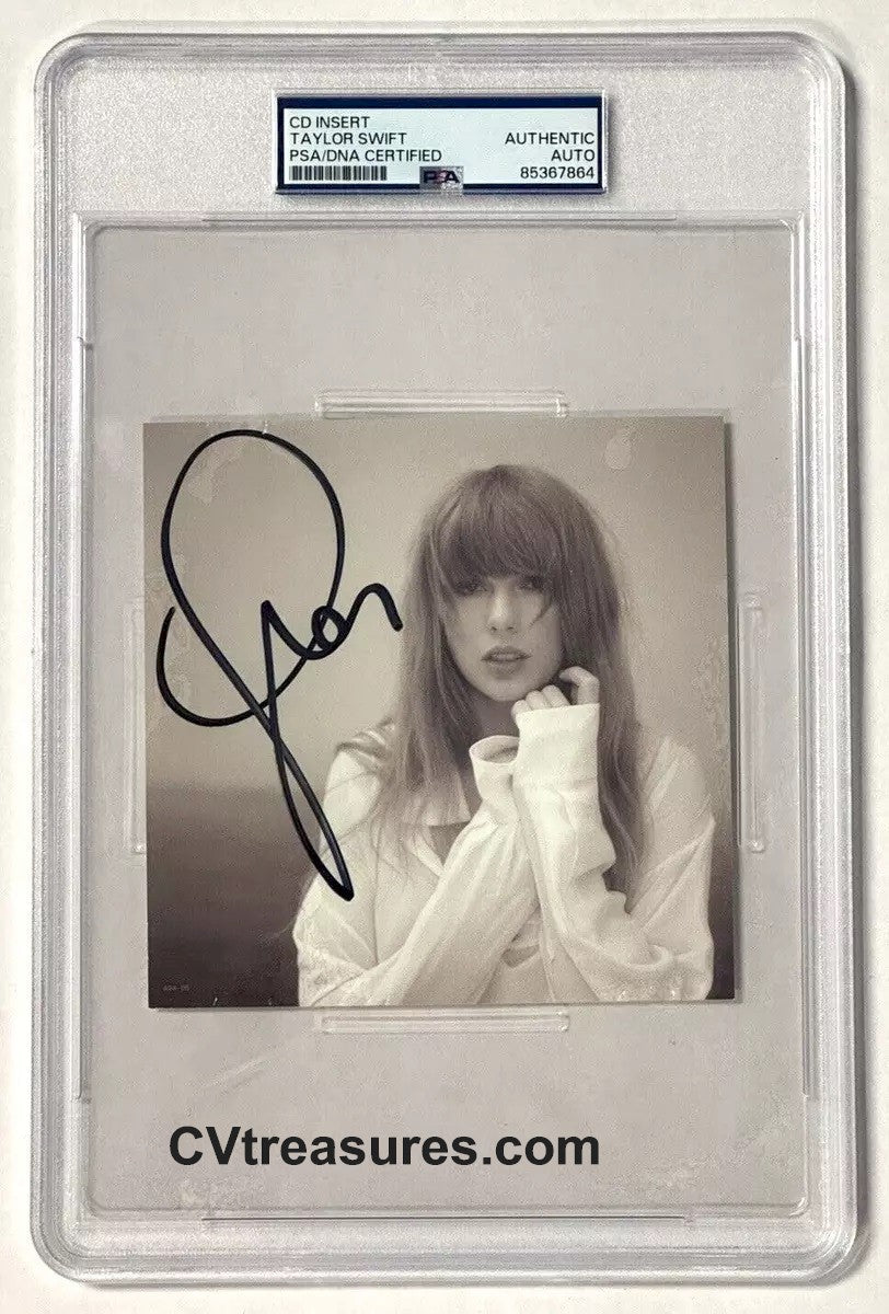 Taylor Swift Authentic Autograph Signed Album CD PSA Certified