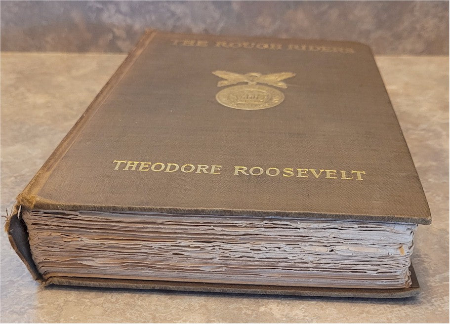 ROUGH RIDERS - First Printing Issue Vintage Antique Book President Theodore Roosevelt 1899