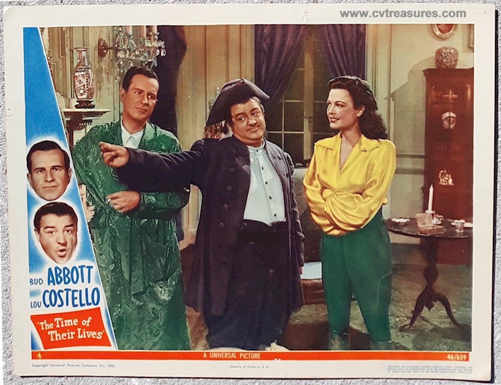 Abbott & Costello The Time of Their Lives lobby card 1946