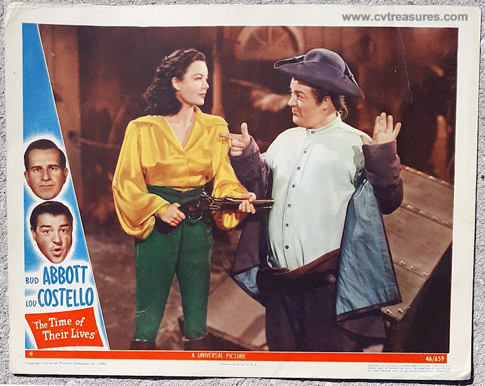 Abbott & Costello The Time of Their Lives lobby card 1946 A