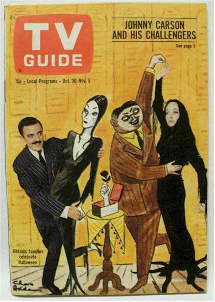 Addams Family TV Guide Oct 1965 Nice NO Label !