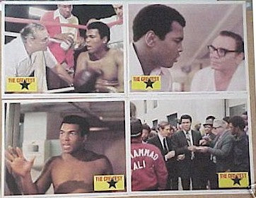 The Greatest,  Muhammad Ali 1977 Original lobby card set