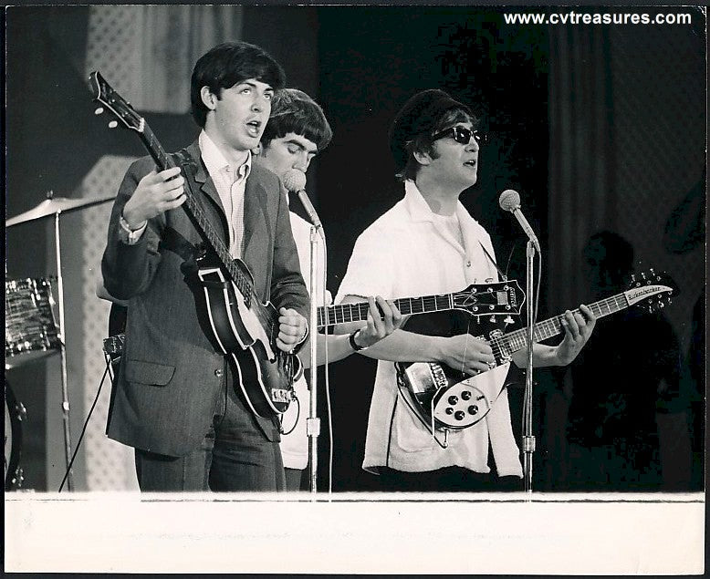 BEATLES Original Photo ED SULLIVAN Show 1964