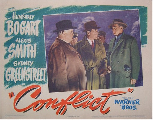 Conflict 1945 Humphrey Bogart Lobby Card 3 – Vintage Poster Masterpieces