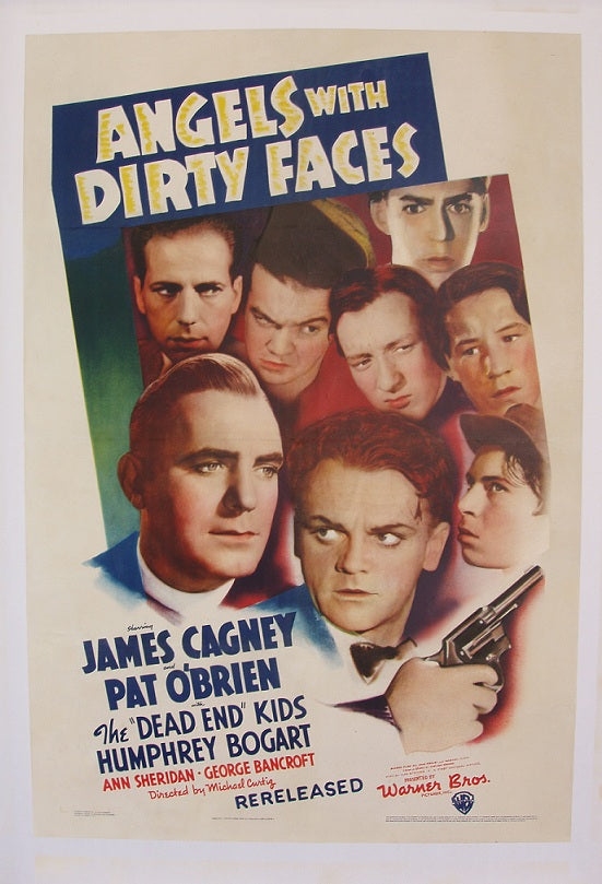 Angels with Dirty Faces Vintage Movie Poster Cagney & Bogart