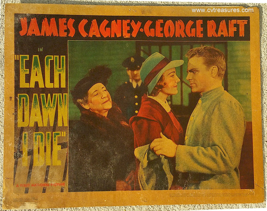 Each Dawn I Die, James Cagney, 1939 lobby card