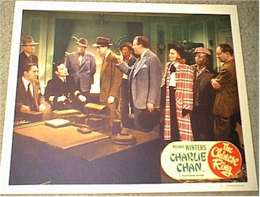 Charlie Chan - "The Chinese Ring", 1947 Roland Winters lobby card 1