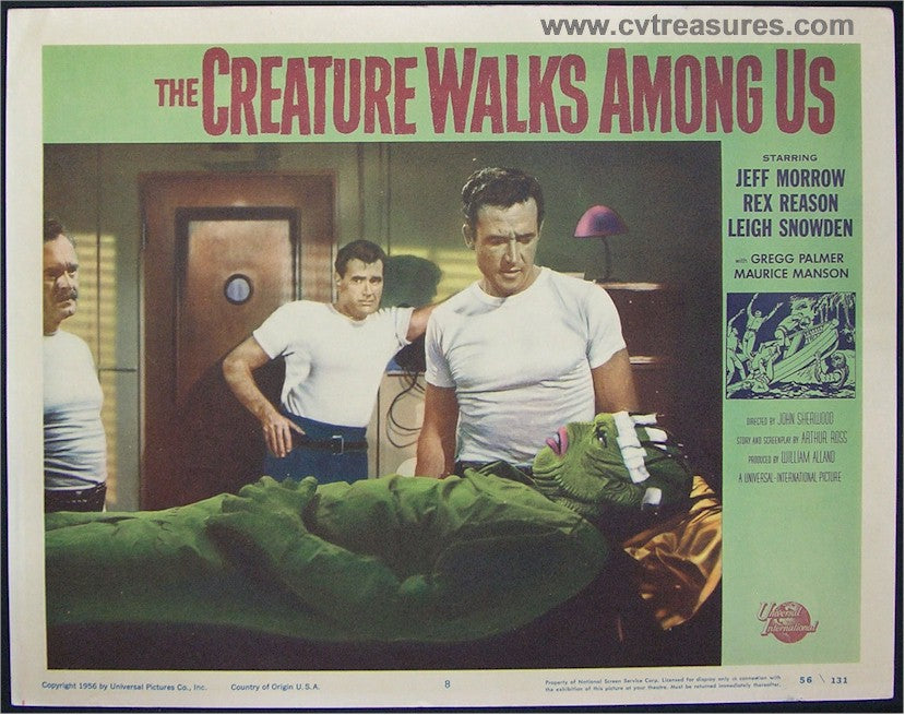 Creature Walks Among Us Original Vintage Lobby Card Movie Poster