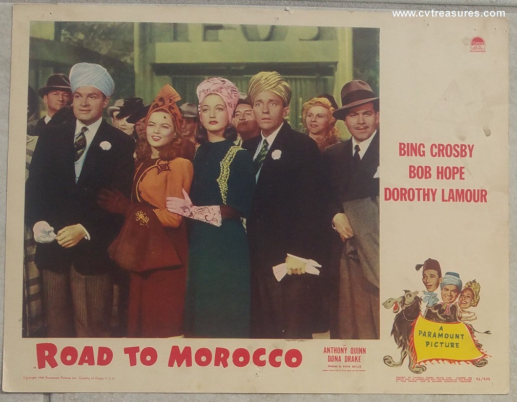 Road to Morocco Vintage movie poster lobby card Hope Crosby 4