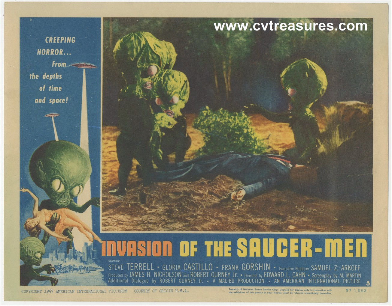 Invasion of the Saucer-Men Vintage Lobby Card Movie Poster 4