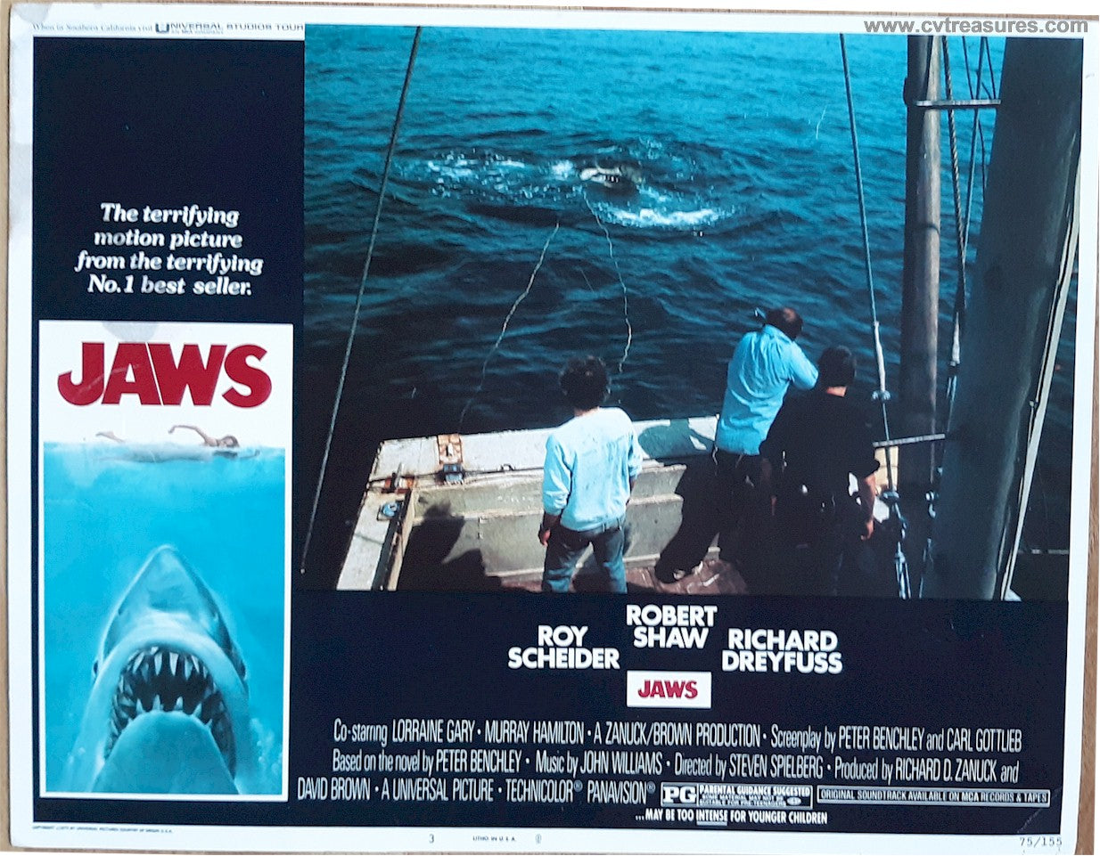 Jaws Poster Original Vintage Movie Poster Lobby Card 1975 6