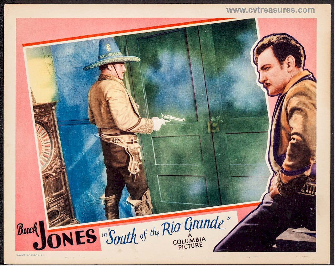 South of the Rio Grande Vintage Lobby Card poster Buck Jones