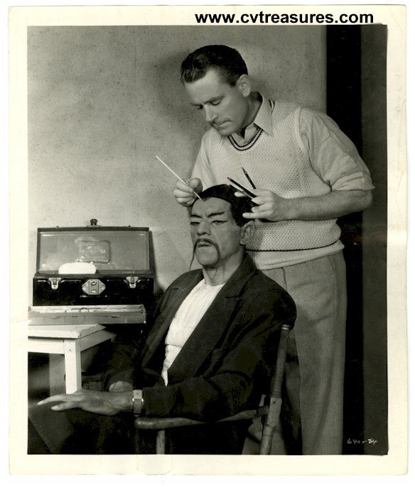 MASK OF FU MANCHU Vintage Photo Boris Karloff Makeup 1932