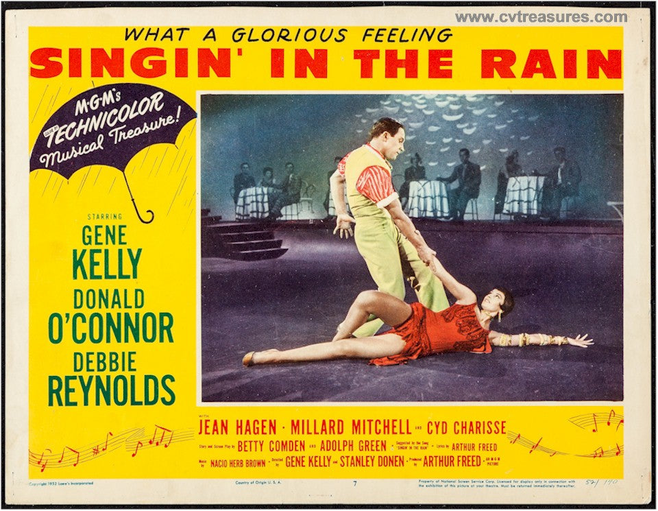 Singin' in the Rain Original Vintage Lobby Card Movie Poster