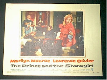 The Prince and the Showgirl Marilyn Monroe lobby card 1957