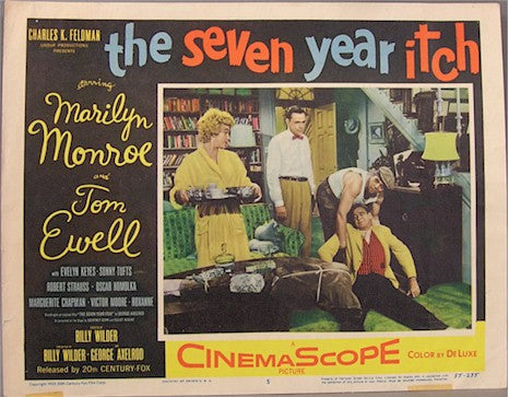 Seven Year Itch, 1955, Marilyn Monroe, Lobby Card