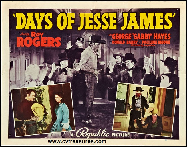 Days of Jesse James Western Movie Posters Roy Rogers half sheet