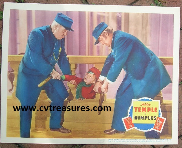 Dimples 1936 vintage lobby card movie poster Shirley Temple