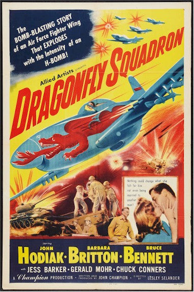 Dragonfly Squadron Vintage Movie Poster one sheet