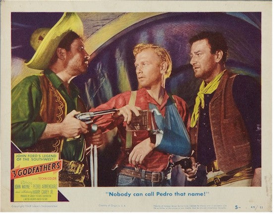 Three Godfathers, John Wayne Lobby Cards 2 movie poster- Desert