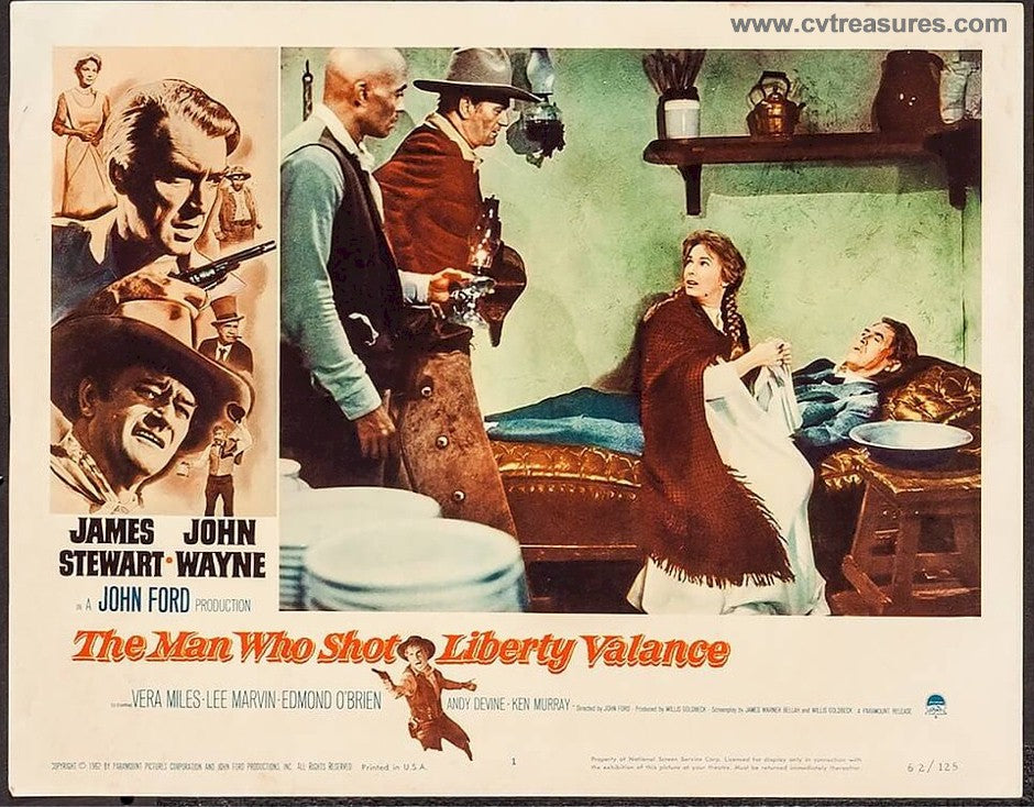 Man Who Shot Liberty Valance Vintage Lobby Card John Wayne 5